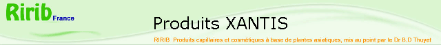 Produits XANTIS